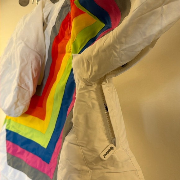 Tipsy Elves Women's Rainbow Road Snowboard / Ski Jacket NWOT W-S - Picture 4 of 4